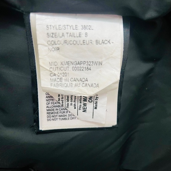 Canada Goose Shelburne Parka Jacket Size S in True Black - Picture 6 of 7